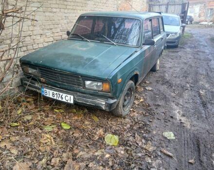 Зеленый ВАЗ 2104, объемом двигателя 1.5 л и пробегом 200 тыс. км за 350 $, фото 1 на Automoto.ua