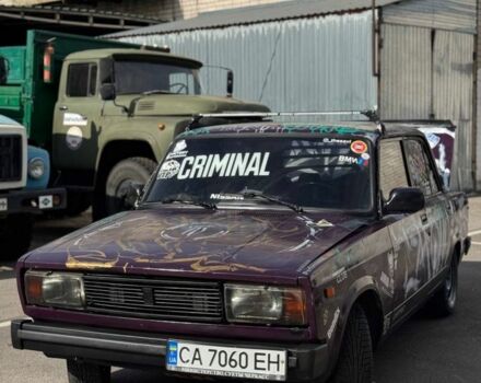 Фиолетовый ВАЗ 2105, объемом двигателя 1.5 л и пробегом 777 тыс. км за 1000 $, фото 1 на Automoto.ua