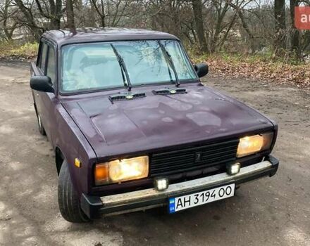 Фіолетовий ВАЗ 2105, об'ємом двигуна 1.45 л та пробігом 190 тис. км за 850 $, фото 1 на Automoto.ua