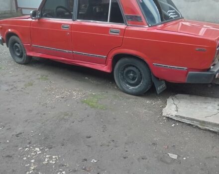 Красный ВАЗ 2105, объемом двигателя 3 л и пробегом 100 тыс. км за 400 $, фото 1 на Automoto.ua