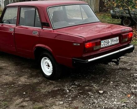 Красный ВАЗ 2105, объемом двигателя 1.3 л и пробегом 450 тыс. км за 643 $, фото 3 на Automoto.ua