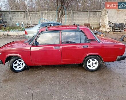 Красный ВАЗ 2105, объемом двигателя 1.5 л и пробегом 50 тыс. км за 1500 $, фото 1 на Automoto.ua