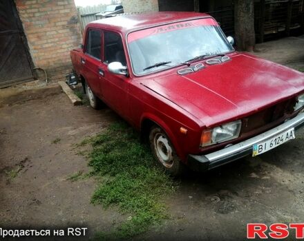 Красный ВАЗ 2105, объемом двигателя 1.3 л и пробегом 152 тыс. км за 350 $, фото 1 на Automoto.ua