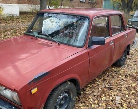 Красный ВАЗ 2105, объемом двигателя 1.2 л и пробегом 63 тыс. км за 287 $, фото 1 на Automoto.ua