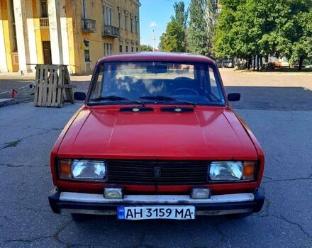 Красный ВАЗ 2105, объемом двигателя 1.3 л и пробегом 180 тыс. км за 650 $, фото 1 на Automoto.ua