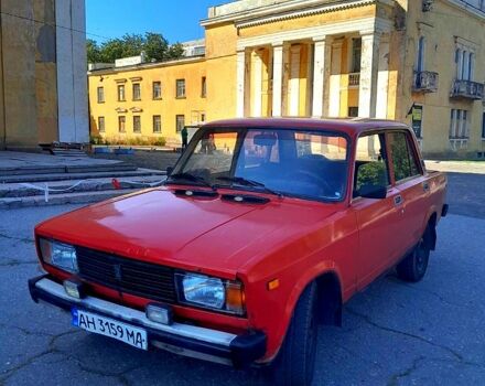 Красный ВАЗ 2105, объемом двигателя 1.3 л и пробегом 180 тыс. км за 650 $, фото 2 на Automoto.ua