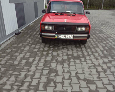 Красный ВАЗ 2105, объемом двигателя 1.29 л и пробегом 200 тыс. км за 474 $, фото 1 на Automoto.ua