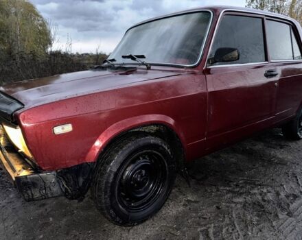 Красный ВАЗ 2105, объемом двигателя 1.3 л и пробегом 190 тыс. км за 700 $, фото 1 на Automoto.ua
