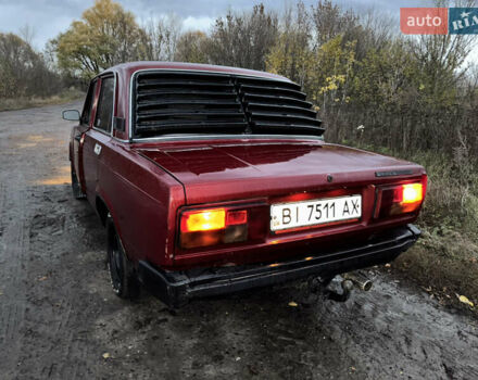 ВАЗ 2105 1983 в Решетиловке на Automoto.ua Красный ВАЗ 2105, объемом двигателя 1.3 л и пробегом 95 тыс. км за 700 $, фото 3 на Automoto.ua