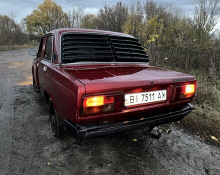 Красный ВАЗ 2105, объемом двигателя 1.3 л и пробегом 190 тыс. км за 700 $, фото 3 на Automoto.ua