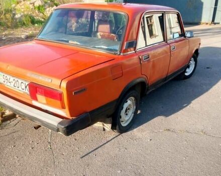 Красный ВАЗ 2105, объемом двигателя 1.3 л и пробегом 220 тыс. км за 650 $, фото 3 на Automoto.ua