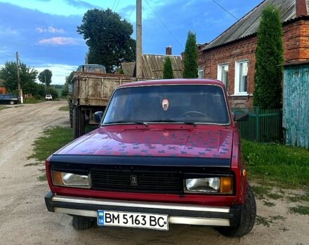 Красный ВАЗ 2105, объемом двигателя 1.3 л и пробегом 71 тыс. км за 600 $, фото 1 на Automoto.ua