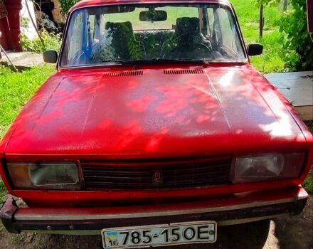Красный ВАЗ 2105, объемом двигателя 1.3 л и пробегом 150 тыс. км за 600 $, фото 1 на Automoto.ua