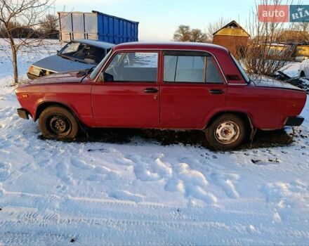 Красный ВАЗ 2105, объемом двигателя 1.29 л и пробегом 103 тыс. км за 750 $, фото 1 на Automoto.ua