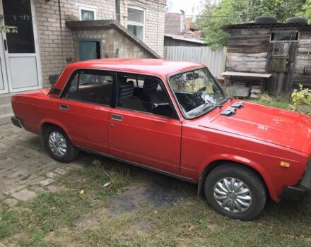 Красный ВАЗ 2105, объемом двигателя 1.2 л и пробегом 80 тыс. км за 1500 $, фото 1 на Automoto.ua