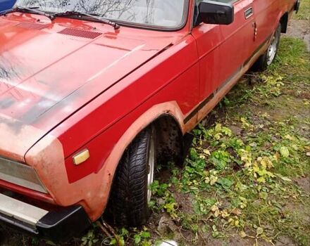 Красный ВАЗ 2105, объемом двигателя 1.3 л и пробегом 42 тыс. км за 472 $, фото 1 на Automoto.ua