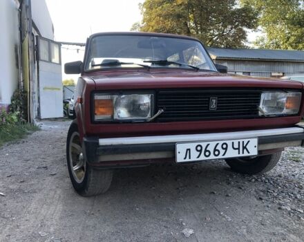 Красный ВАЗ 2105, объемом двигателя 1.3 л и пробегом 77 тыс. км за 1000 $, фото 1 на Automoto.ua