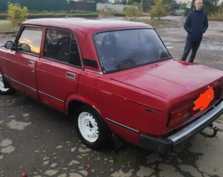 Красный ВАЗ 2105, объемом двигателя 1.3 л и пробегом 50 тыс. км за 597 $, фото 2 на Automoto.ua