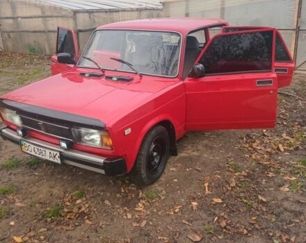 Красный ВАЗ 2105, объемом двигателя 1.5 л и пробегом 50 тыс. км за 1200 $, фото 1 на Automoto.ua