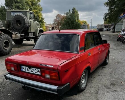 Красный ВАЗ 2105, объемом двигателя 1.5 л и пробегом 80 тыс. км за 1820 $, фото 1 на Automoto.ua
