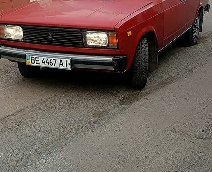 Красный ВАЗ 2105, объемом двигателя 1.3 л и пробегом 104 тыс. км за 999 $, фото 1 на Automoto.ua