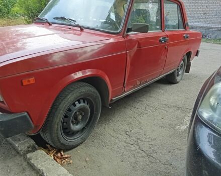 Красный ВАЗ 2105, объемом двигателя 1.3 л и пробегом 165 тыс. км за 485 $, фото 4 на Automoto.ua