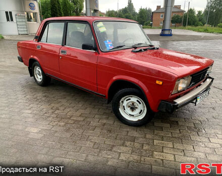 Красный ВАЗ 2105, объемом двигателя 1.5 л и пробегом 97 тыс. км за 1300 $, фото 1 на Automoto.ua