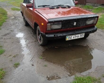 Красный ВАЗ 2105, объемом двигателя 3 л и пробегом 2 тыс. км за 388 $, фото 1 на Automoto.ua