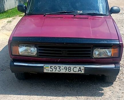 Красный ВАЗ 2105, объемом двигателя 1.5 л и пробегом 200 тыс. км за 650 $, фото 1 на Automoto.ua