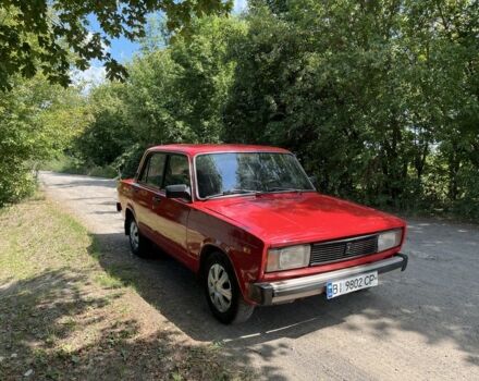 Красный ВАЗ 2105, объемом двигателя 1.5 л и пробегом 220 тыс. км за 900 $, фото 1 на Automoto.ua