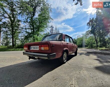 Красный ВАЗ 2105, объемом двигателя 1.5 л и пробегом 65 тыс. км за 700 $, фото 3 на Automoto.ua