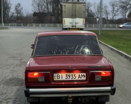 Красный ВАЗ 2105, объемом двигателя 1.5 л и пробегом 60 тыс. км за 545 $, фото 4 на Automoto.ua