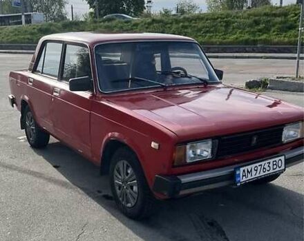 Красный ВАЗ 2105, объемом двигателя 1.3 л и пробегом 777 тыс. км за 900 $, фото 1 на Automoto.ua