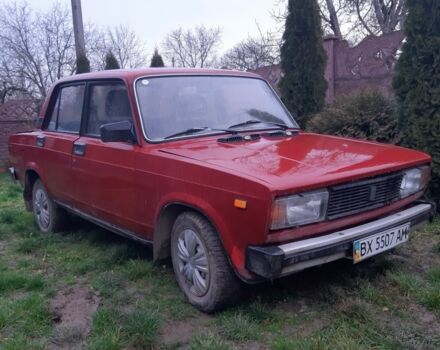 Красный ВАЗ 2105, объемом двигателя 1.3 л и пробегом 1 тыс. км за 850 $, фото 1 на Automoto.ua
