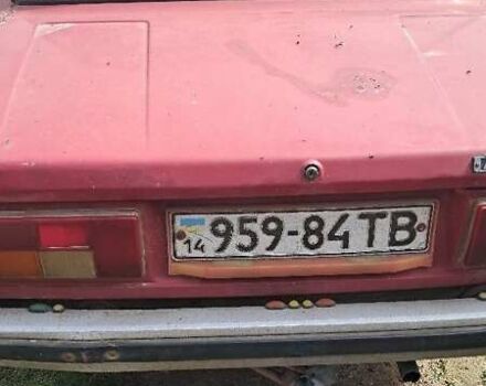 Красный ВАЗ 2105, объемом двигателя 1.3 л и пробегом 283 тыс. км за 364 $, фото 1 на Automoto.ua