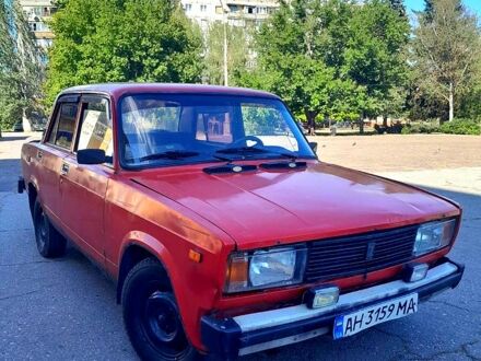 Красный ВАЗ 2105, объемом двигателя 1.3 л и пробегом 180 тыс. км за 650 $, фото 1 на Automoto.ua