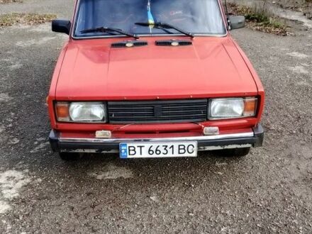 Красный ВАЗ 2105, объемом двигателя 1.3 л и пробегом 68 тыс. км за 800 $, фото 1 на Automoto.ua