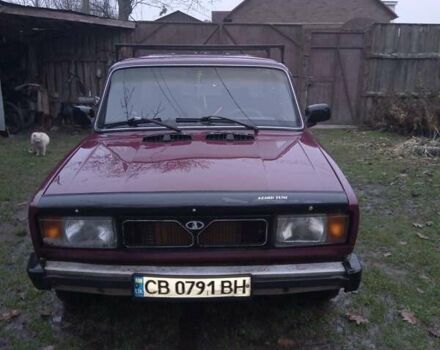 Красный ВАЗ 2105, объемом двигателя 1.5 л и пробегом 89 тыс. км за 800 $, фото 1 на Automoto.ua