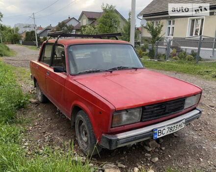 Красный ВАЗ 2105, объемом двигателя 1.2 л и пробегом 120 тыс. км за 360 $, фото 1 на Automoto.ua