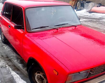 Красный ВАЗ 2105, объемом двигателя 1.3 л и пробегом 150 тыс. км за 580 $, фото 1 на Automoto.ua
