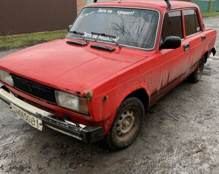 Красный ВАЗ 2105, объемом двигателя 1.5 л и пробегом 2 тыс. км за 500 $, фото 1 на Automoto.ua
