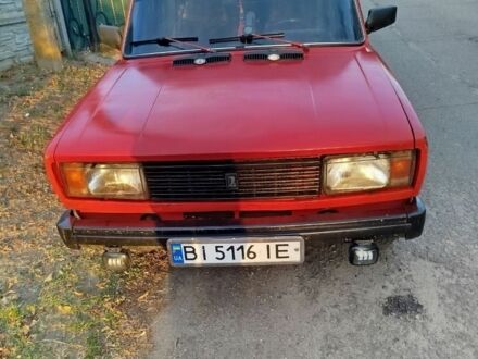 ВАЗ 2105 1985 в Полтаве на Automoto.ua Красный ВАЗ 2105, объемом двигателя 1.3 л и пробегом 70 тыс. км за 832 $, фото 1 на Automoto.ua