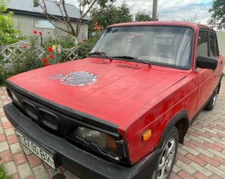 Красный ВАЗ 2105, объемом двигателя 1.6 л и пробегом 222 тыс. км за 450 $, фото 1 на Automoto.ua