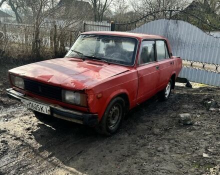 Красный ВАЗ 2105, объемом двигателя 1.3 л и пробегом 75 тыс. км за 280 $, фото 1 на Automoto.ua