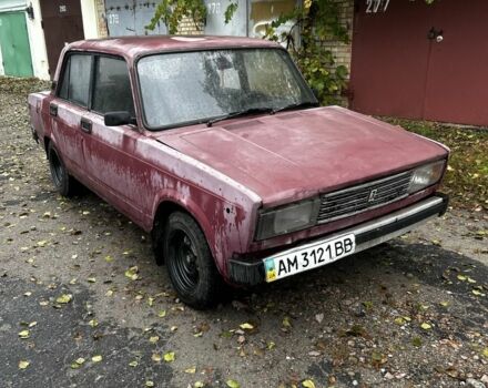 Красный ВАЗ 2105, объемом двигателя 1.3 л и пробегом 120 тыс. км за 327 $, фото 1 на Automoto.ua