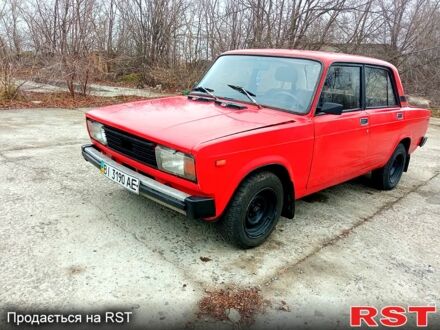Красный ВАЗ 2105, объемом двигателя 1.3 л и пробегом 120 тыс. км за 950 $, фото 1 на Automoto.ua