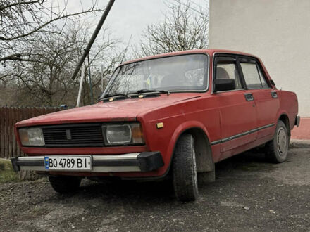 Красный ВАЗ 2105, объемом двигателя 1.5 л и пробегом 83 тыс. км за 500 $, фото 1 на Automoto.ua