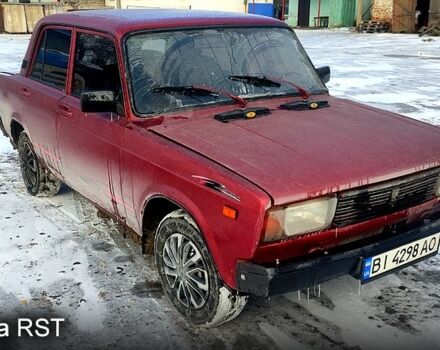 Красный ВАЗ 2105, объемом двигателя 1.5 л и пробегом 175 тыс. км за 475 $, фото 1 на Automoto.ua