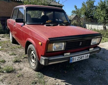 Красный ВАЗ 2105, объемом двигателя 1.2 л и пробегом 1 тыс. км за 900 $, фото 1 на Automoto.ua