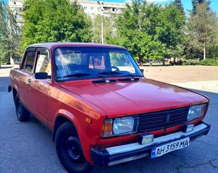 Красный ВАЗ 2105, объемом двигателя 1.3 л и пробегом 180 тыс. км за 650 $, фото 1 на Automoto.ua
